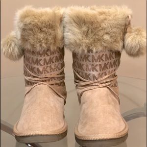 Michael Kors Noelle Monogram girls boots